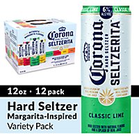 Corona Hard Seltzer Seltzerita Gluten Free Variety Pack Spiked Sparkling Water - 12-12 Fl. Oz. - Image 1