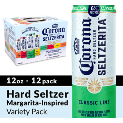 Corona Hard Seltzer Seltzerita Gluten Free Variety Pack Spiked Sparkling Water - 12-12 Fl. Oz. - Image 1