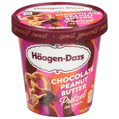Haagen-Dazs City Sweets Chocolate Peanut Butter Pretzel Ice Cream