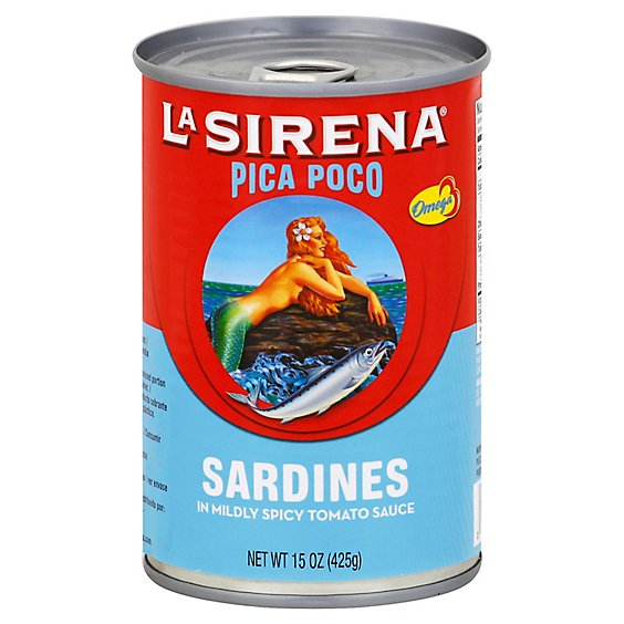La Sirena Sardine Pica Poco 15 Oz - 15 OZ
