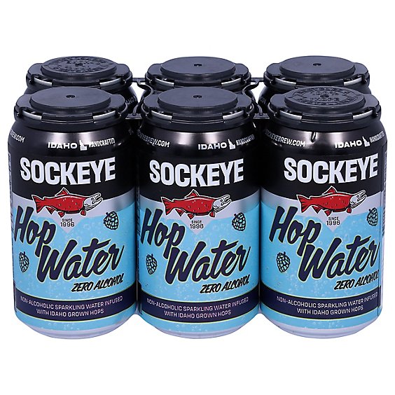Sockeye Original Hop Water In Cans - 6-12 FZ