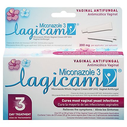 Lagicam Vaginal Antifungal Cream - .9 OZ - Image 1