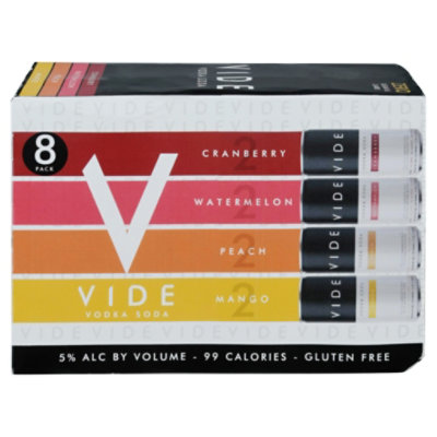 Vide Cktl Vodka Soda Variety - 8-12 FZ - Image 3