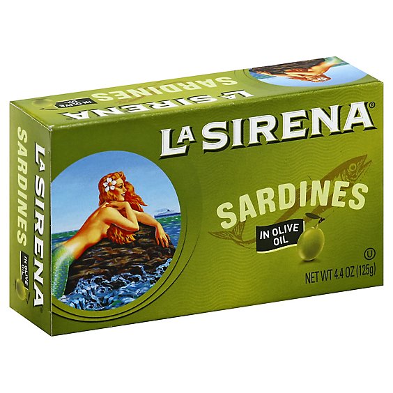 La Sirena Sardine In Olive Oil 4.4 Oz - 4.4 OZ
