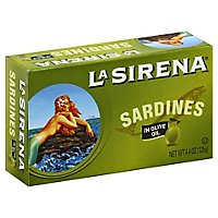 La Sirena Sardine In Olive Oil 4.4 Oz - 4.4 OZ - Image 1