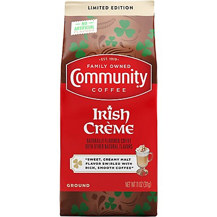 Community Coffee Irish Creme Medium Roast Gable Top - 11 OZ - Image 2