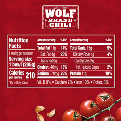 Wolf Brand Microwaveable No Beans Chili - 7.25 Oz - Image 3