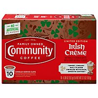 Community Coffee Irish Creme Medium Roast 10 Ct Box - 3.7 OZ - Image 3
