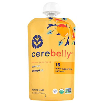 Cerebelly Carrot Pumpkin Puree - 4OZ - Image 1