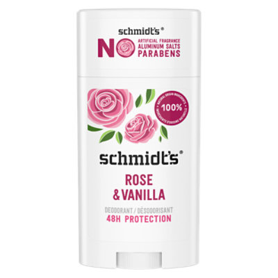 Schmidts Deod Rose Van - 2.65OZ - Image 1