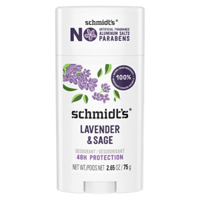 Schmidts Deod Lav Sage - 2.65OZ - Image 1