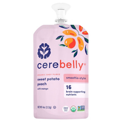 Cerebelly Smoothies Sweet Potato Peach - 4OZ - Image 1