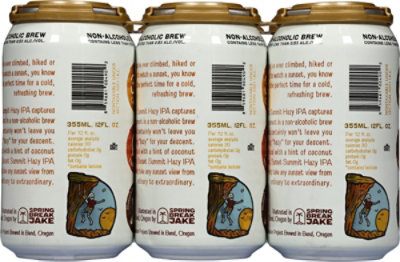 Crux Fermentation Project NOMO Sunset Summit Hazy IPA Non Alcoholic Beer Cans - 6-12 Fl. Oz. - Image 5