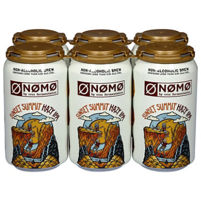 Crux Fermentation Project NOMO Sunset Summit Hazy IPA Non Alcoholic Beer Cans - 6-12 Fl. Oz. - Image 1