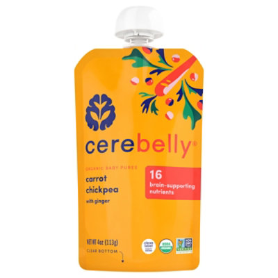 Cerebelly Carrot Chickpea With Ginger Puree - 4OZ - Image 3