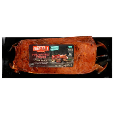 Adaptable Meals Fire Roasted Tomato Pork Loin Filet - 22 OZ - Image 1