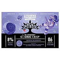 2 Towns Blueberry Cosmic Crisp Hard Cider In Cans - 6-12 FZ - Image 1