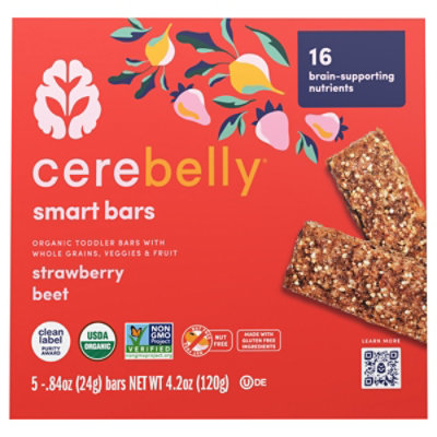 Cerebelly Smart Bars Strawberry Beet - 4.2OZ - Image 3