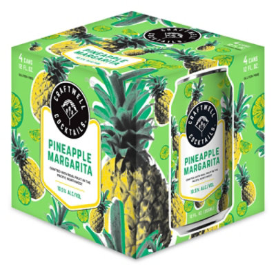 Craftwell Pineapple Margarita In Can - 4-12 FZ - Image 2