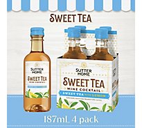 Sutter Home Sweet Tea with Lemon Wine Cocktail Single Bottle - 187 Ml