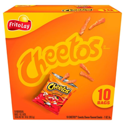 Cheetos Crunchy Cheese Flavored Snacks - 10 OZ - Image 2