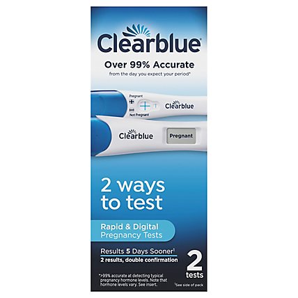 Clearblue Digtl Rapid Pregnancy Test - 2 CT - Image 2