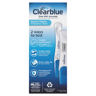 Clearblue Digtl Rapid Pregnancy Test - 2 CT - Image 4