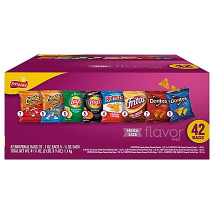 Frito Lay Variety Pack Flavor Mix – 42 Ct - Image 1