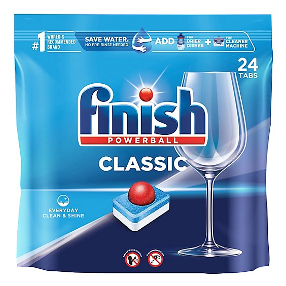 Finish Classic Dishwashing Tablets - 24 Count