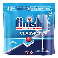 Finish Classic Dishwashing Tablets - 24 Count - Image 1