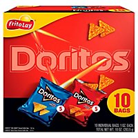 Doritos Tortilla Chips Variety Pack 1 Ounce 10 Count - 10 OZ - Image 2