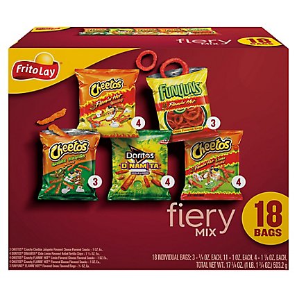 Frito Lay Variety Pack Fiery Mix – 18 Ct - Image 3