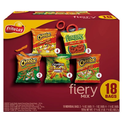 Frito Lay Variety Pack Fiery Mix | Fig App