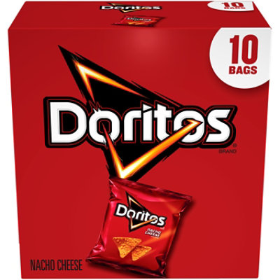 Doritos Tortilla Chips Nacho Cheese - 1 Oz - 10 CT - Image 2