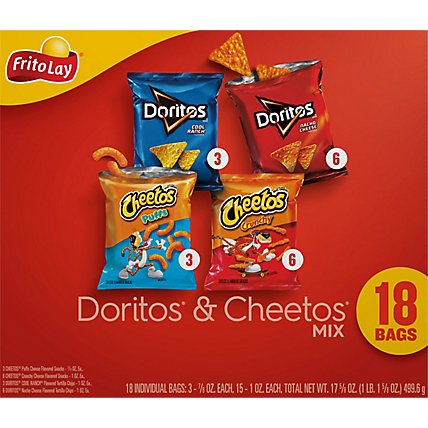 Frito-Lay Variety Pack Doritos & Cheetos Mix - 18ct - Image 2