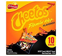 Cheetos Crunchy Cheese Flavored Snacks Flamin' Hot 1 Ounce 10 Count - 10 OZ