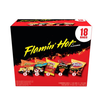 Frito Lay Snacks Flamin Hot Mix Variety - 17.375 Oz - Image 2