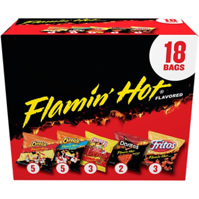 Frito Lay Snacks Flamin Hot Mix Variety - 17.375 Oz - Image 2