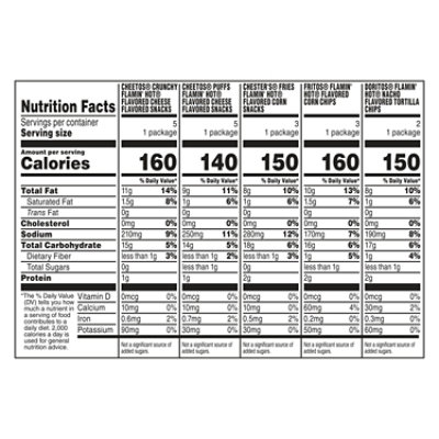 Frito Lay Snacks Flamin Hot Mix Variety - 17.375 Oz - Image 2