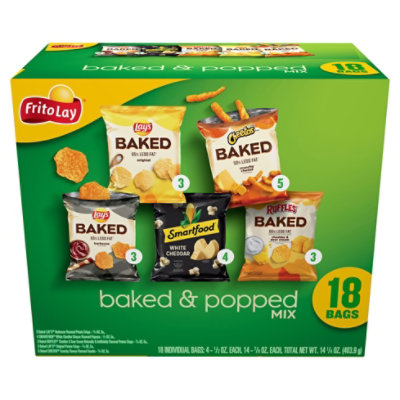 Frito Lay Baked & Popped Mix Variety Pack - 18 Count - Image 3