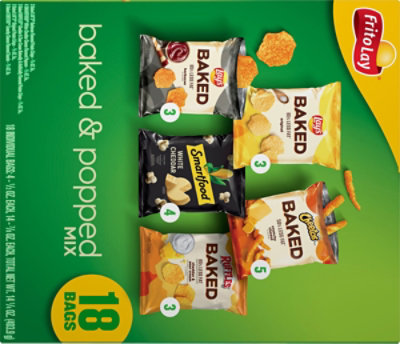 Frito Lay Baked & Popped Mix Variety Pack - 18 Count - Image 6