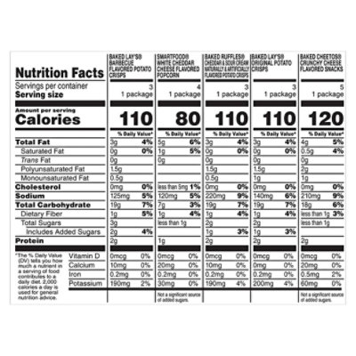 Frito Lay Baked & Popped Mix Variety Pack - 18 Count - Image 4