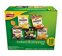 Frito Lay Baked & Popped Mix Variety Pack - 18 Ct