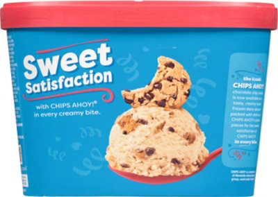 Chips Ahoy! Chocolate Chip Cookie Frozen Dairy Dessert  Scoopable Tub - 1.5 Quart - Image 6