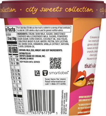 Haagen-Dazs City Sweets Dulce De Leche Churro Ice Cream - 14 Fl. Oz. - Image 6