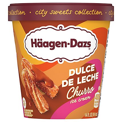 Haagen-Dazs City Sweets Dulce De Leche Churro Ice Cream - 14 Fl. Oz. - Image 2