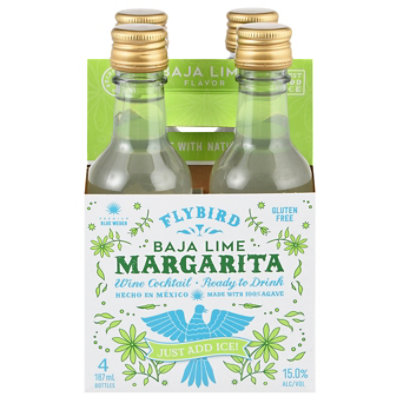 Flybird Cktl Marg Baja Lime Can Pack Wine - 4-250 ML - Image 3