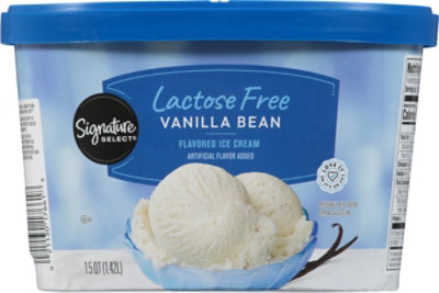 Signature SELECT Vanilla Bean Lactose Free Ice Cream - 1.5 QT - Image 4