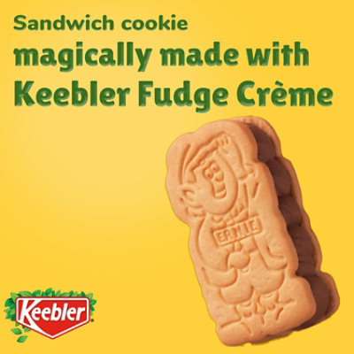 Keebler E.L. Fudge Double Stuffed Elfwich Cookies Stuffed with Crème Filling - 12 Oz - Image 2