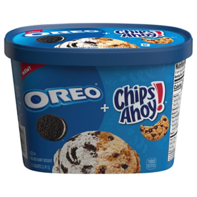 Dreyers Oreo Chips Ahoy Ice Cream - 1.5 QT